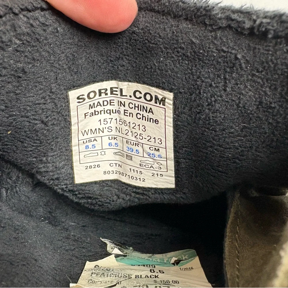 Sorel some water